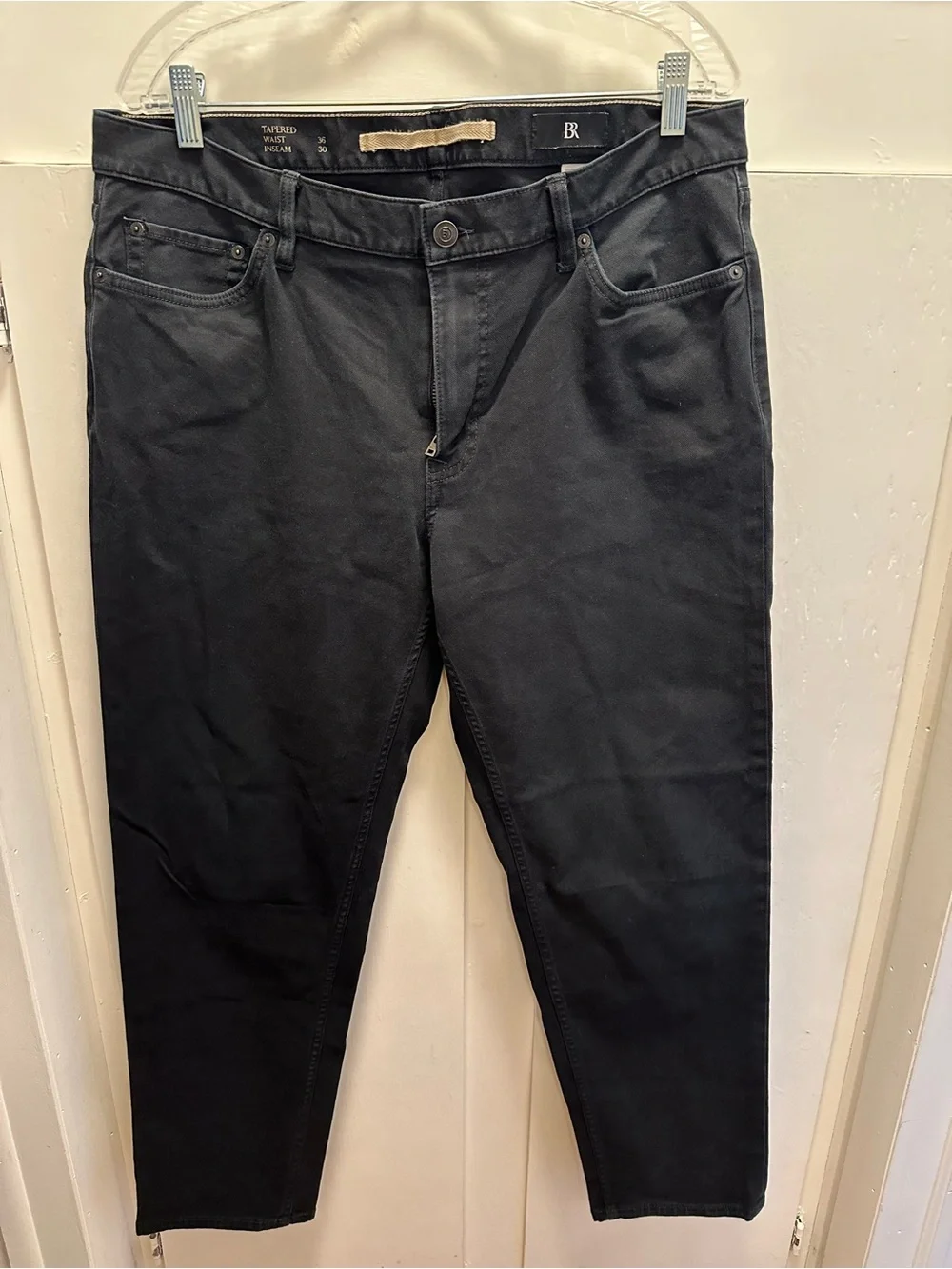 Banana Republic Black Men’s Tapered Travel Pants 36x30